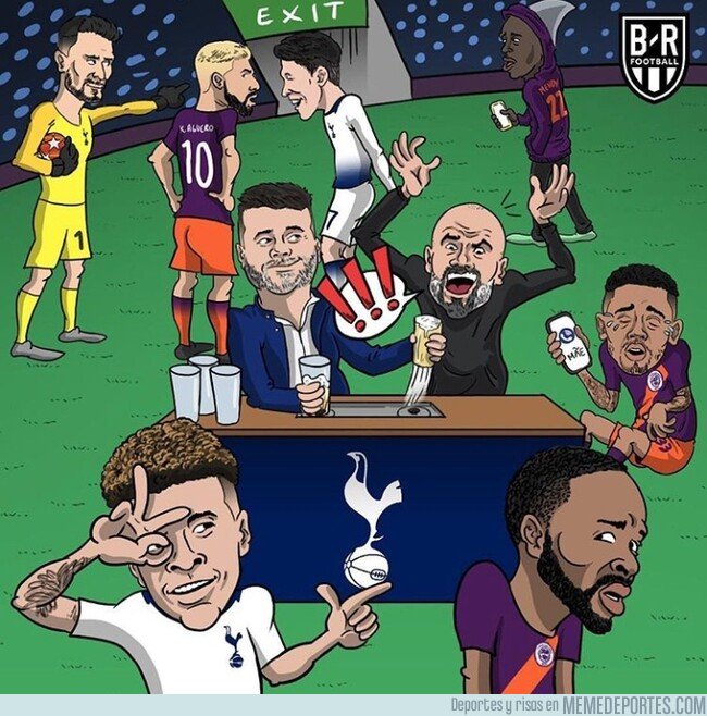 1070896 - Así se vivió el Tottenham-Manchester City, por @brfootball
