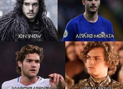 Enlace a A nada para la vuelta de Game of Thrones, aquí sus parecidos razonables en el fútbol