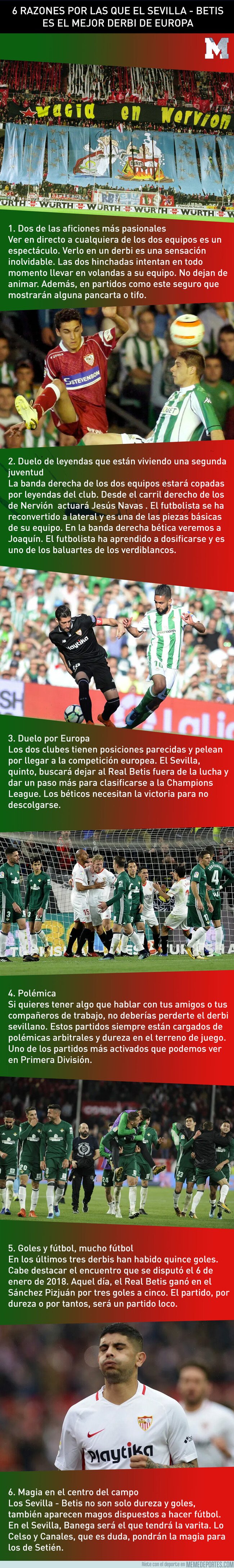 1071171 - 6 razones por las que el Sevilla - Betis es el mejor derbi de Europa