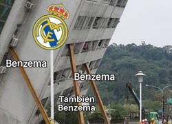 Enlace a Benzema es el único que sostiene al Madrid