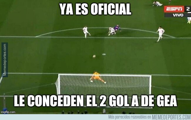1071663 - Le dan el segundo gol a De Gea
