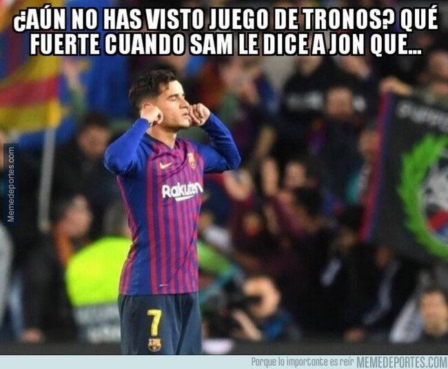 1071750 - El gesto de Coutinho iba dedicado a los spoilers