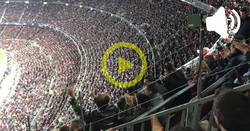 Enlace a El Camp Nou gritó con todo el gol de la eliminación de la Juve de Cristiano