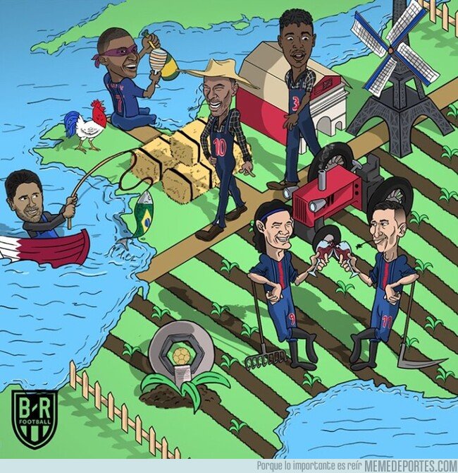 1072247 - El PSG ya celebra su liga de granjeros, por @brfootball