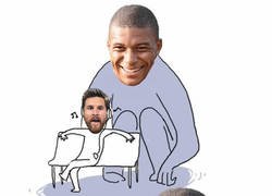 Enlace a Messi se queda sin mojar y tiene a Mbappé muy cerca en la bota de oro