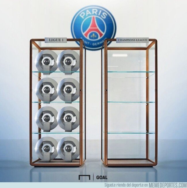 1072446 - En Paris hay una vitrina algo más vacía que la de las ligas, por @goalenespanol