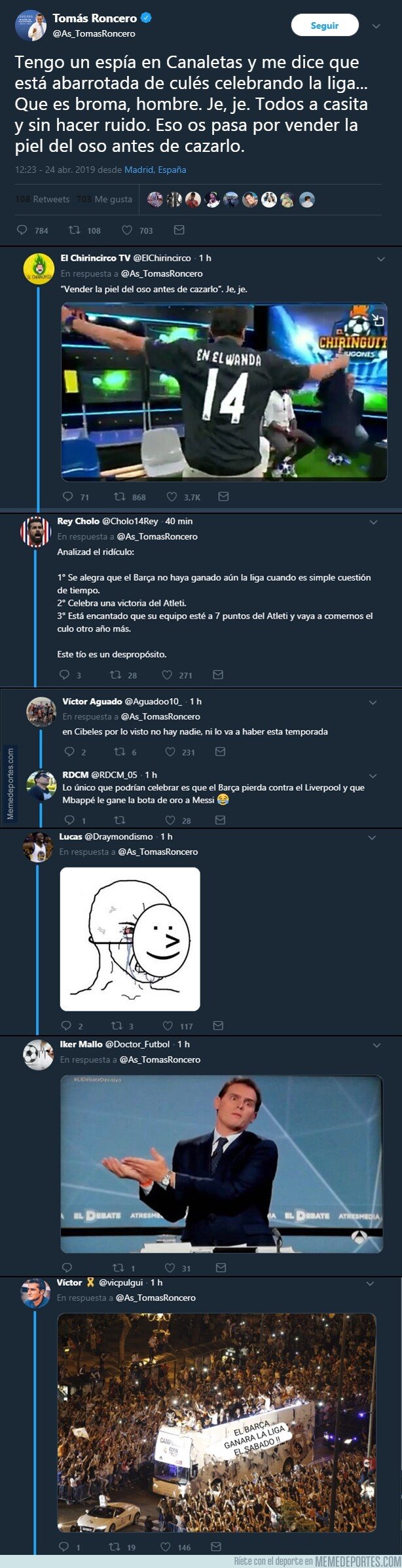 1072520 - Qué grande es Roncero. Le debemos mucho a este hombre.