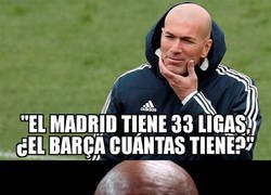 Enlace a Zidane lanza un dardo dirección Barcelona