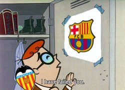 Enlace a El Valencia no cumplió con lo que esperaban los culés