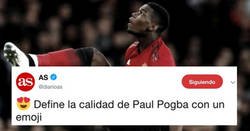 Enlace a AS pide a sus lectores que definan la calidad de Paul Pogba con un emoji... y el veredicto final es claro