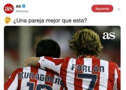 Enlace a Internet nunca falla: ¿una pareja mejor que Agüero y Forlán?