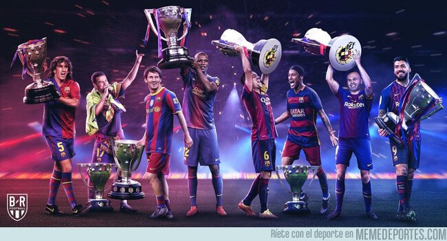 1072790 - Las 8 ligas de 11 que el Barça ha levantado, por @brfootball
