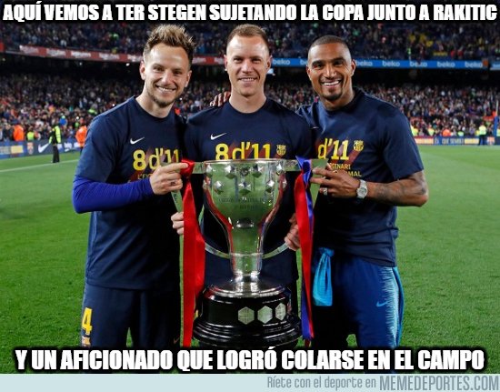 1072813 - Como siempre los jugadores del Barça tan generosos con sus aficionados...