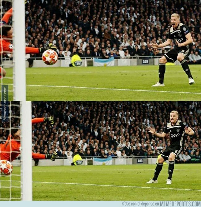 1073096 - La emoción de van de Beek al ver su gol