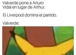 Enlace a Valverde le tuvo mucho respeto al Liverpool con su alineación