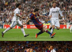 Enlace a Messi deja otra obra de arte en unas semifinales de Champions