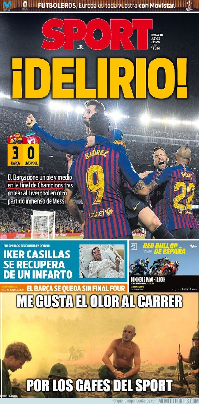 1073282 - A ver Sport, que no es bueno vender la piel del oso antes de cazarlo, que luego viene lo de Roma y...