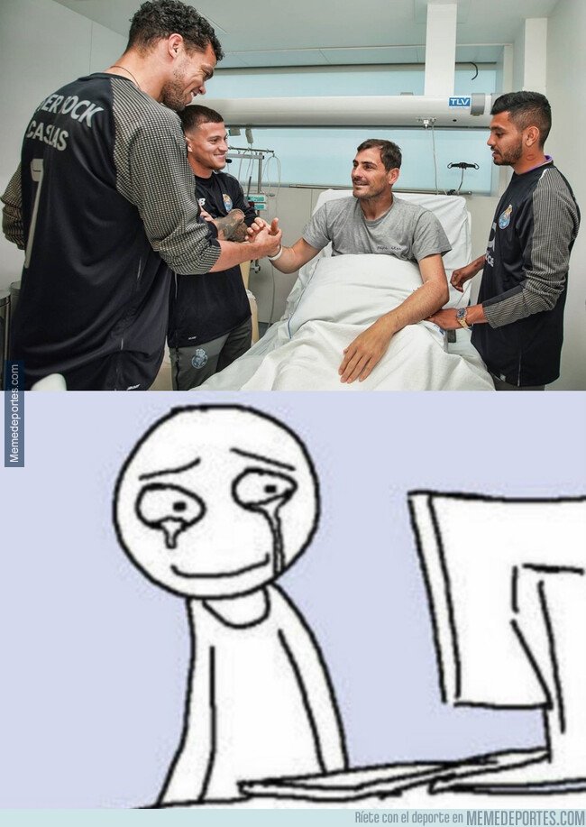 1073474 - El magnífico gesto de la plantilla del Porto con Iker Casillas