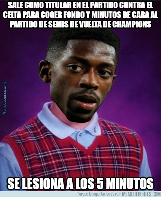 1073549 - Dembélé y su mala fortuna con las lesiones...