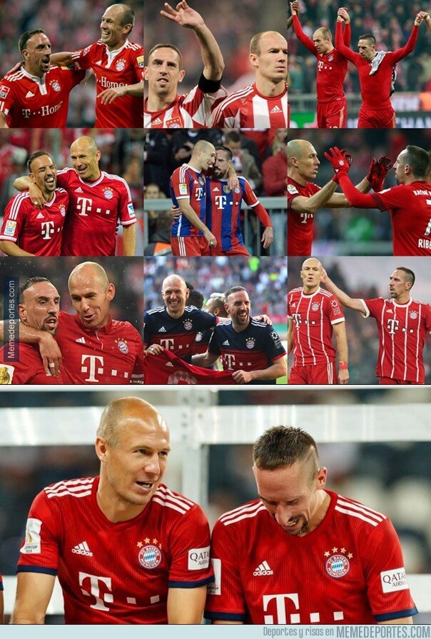 1073557 - Una de las mejores duplas de la década se retiran del Bayern al finalizar la temporada