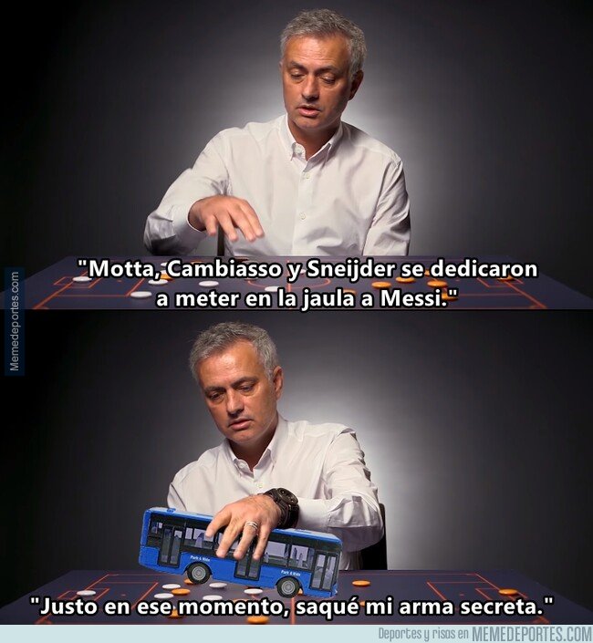 1073695 - La clase magistral de Mourinho de cómo paró al Barça