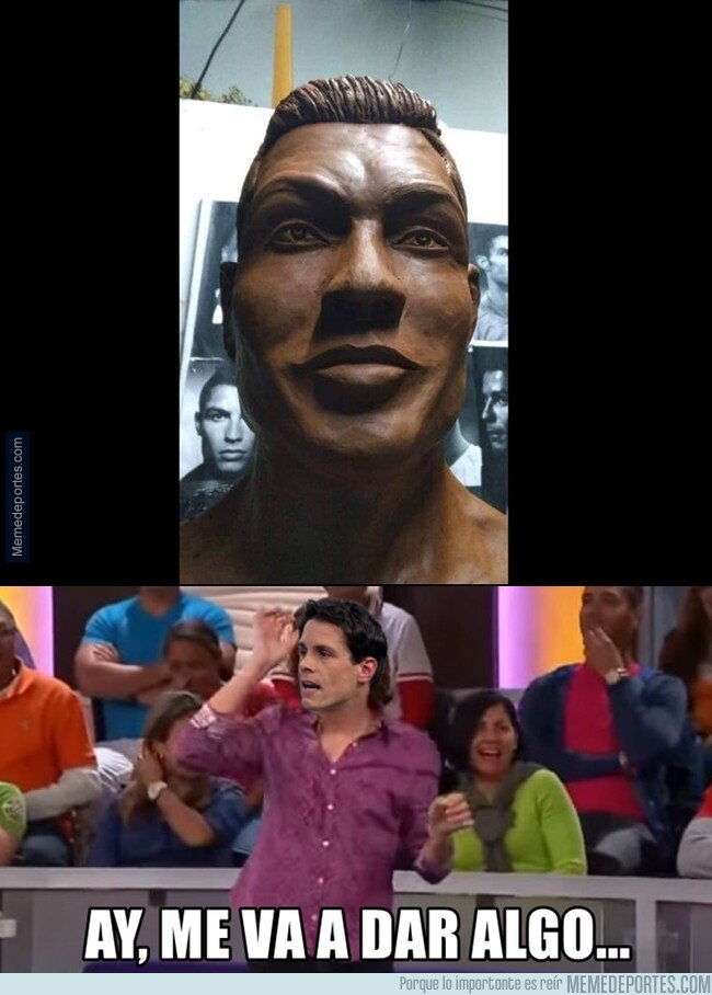 1073766 - Sacaron un Cristiano de chocolate que se ve mejor que algunos bustos que hay por ahí