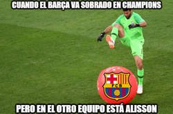 Enlace a Alisson Becker, la pesadilla del Barça