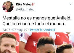 Enlace a A los 'gunners' les encanta el sentido del humor de Kike Mateu