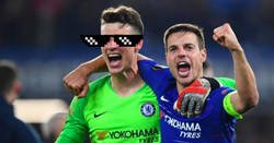 Enlace a Kepa paró un penalti como nunca se había visto: intuición y calma