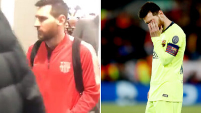 1074591 - Lo que Messi dijo a un grupo de aficionados blaugrana que le recriminaron la eliminación