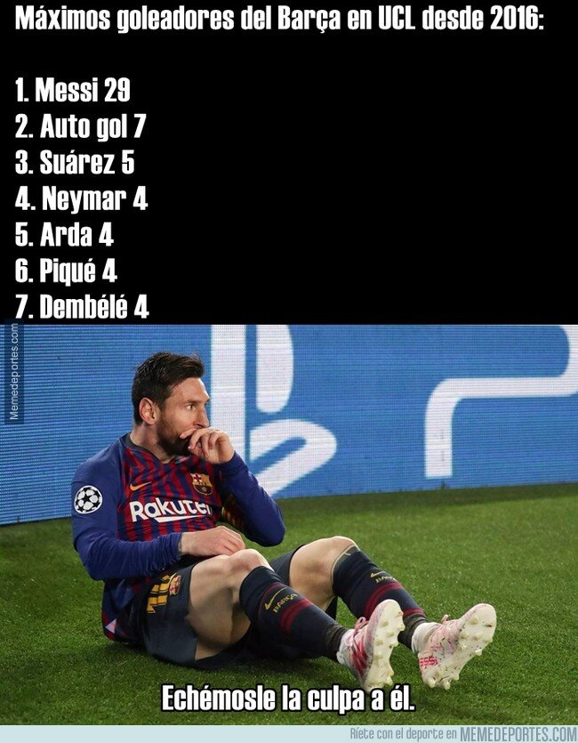 1074698 - Este dato demoledor no exalta a Messi, hunde a todo el equipo.