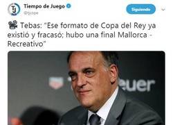 Enlace a Qué grande Tebas. Eso es lo que se quiere