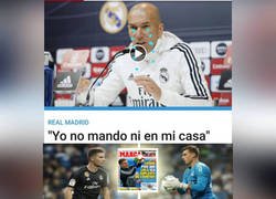 Enlace a Zizou sigue teniendo problemas en casa...