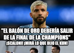 Enlace a Las declaraciones del Kun no habrán gustado a Leo