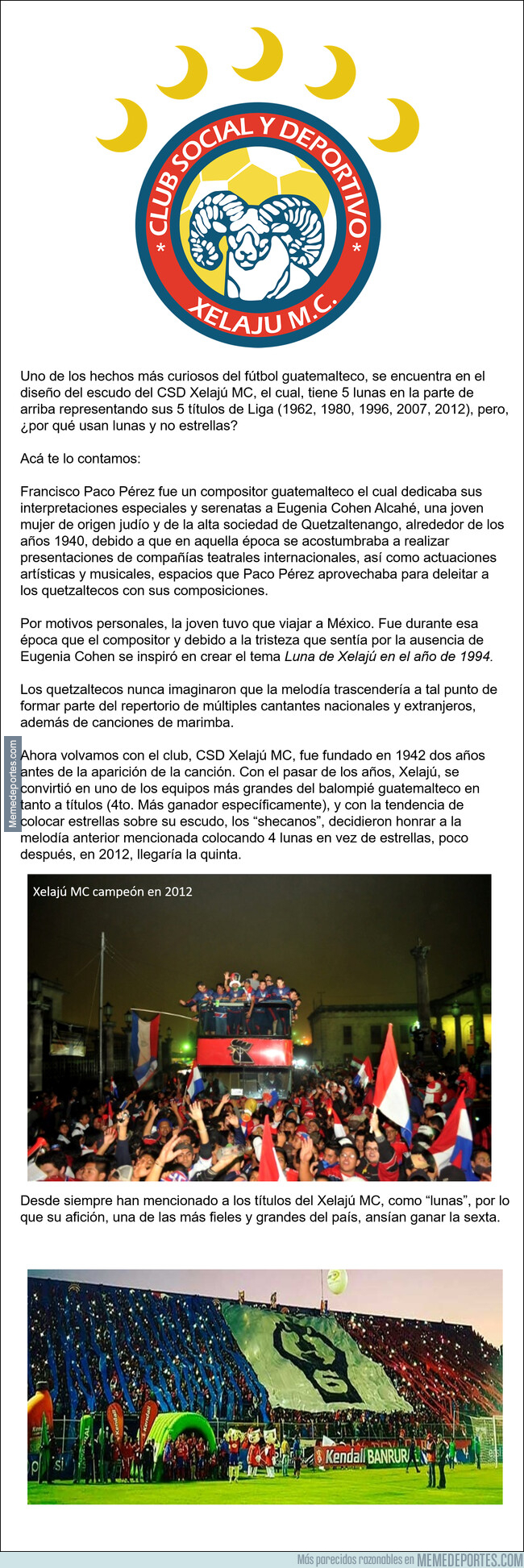 1075216 - Historias del fútbol guatemalteco... Las lunas del Xelajú MC