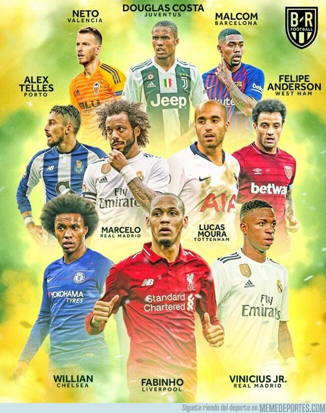 1075364 - El equipazo que le sale a Brasil con sus descartes, por @brfootball