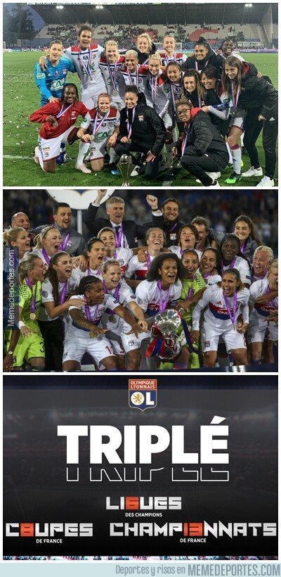 1075423 - 4 champions al hilo, y un nuevo triplete para el Lyon femenil Femenil