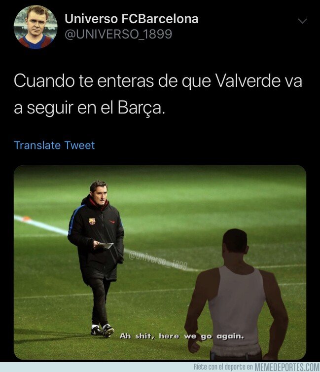 1075434 - Valverde continúa como entrenador del Barça