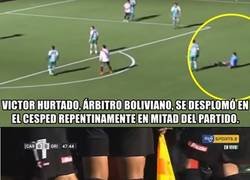 Enlace a En Bolivia un árbitro sufrió un infarto mientras dirigía a mas de 4 mil metros de altura