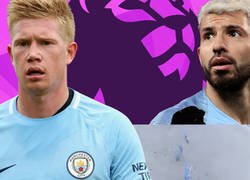 Enlace a El video-sketch del Manchester City donde se les cae el trofeo de liga por el balcón