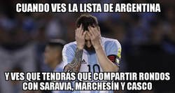 Enlace a La albiceleste rodeando a Messi de 'buenos' jugadores, como de costumbre