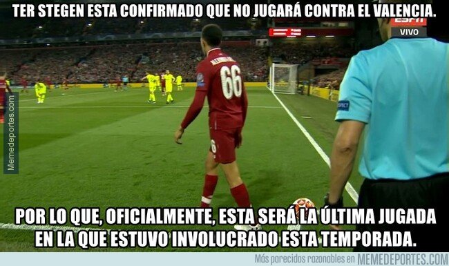 1075842 - Arnold acabó con la temporada de Ter Stegen