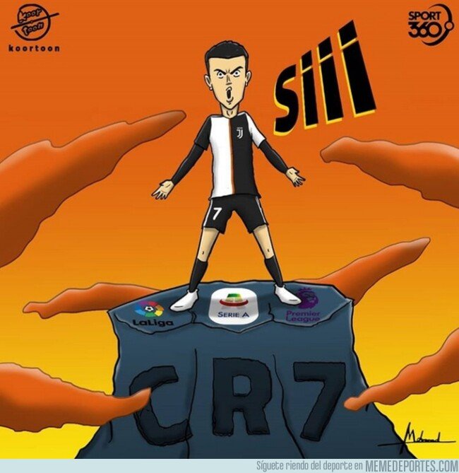 1075858 - Cristiano llegó a la cima allá donde estuvo, por @koortoon