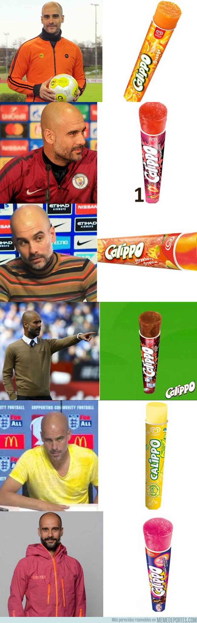 1075922 - Guardiola y los Calippos, separados al nacer, por @JOVHNNY