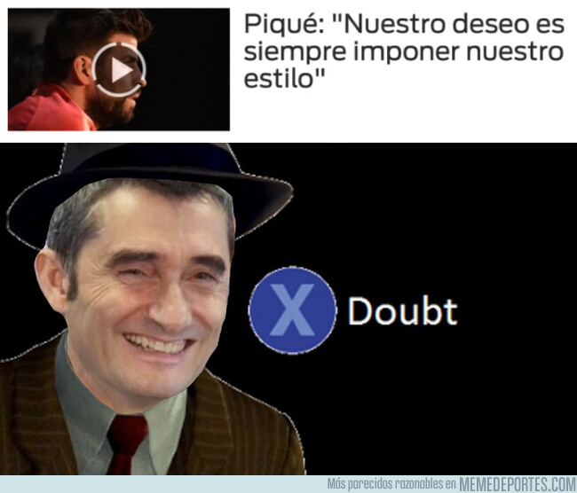 1075995 - Sentando a Arthur, Valverde no está de acuerdo con Piqué