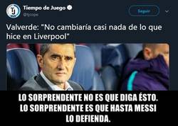Enlace a Todos los jugadores dándose golpes de pecho y Valverde levantando el mentón