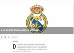 Enlace a Comunicado oficial del Real Madrid