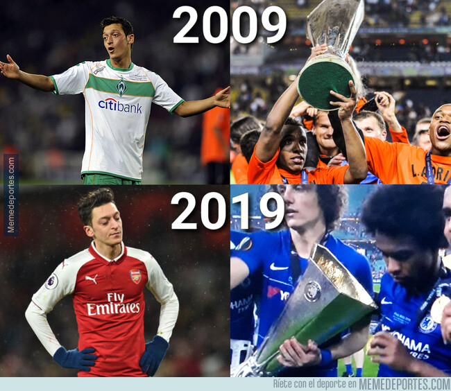 1076517 - Willian volvió a ganarle la Europa League a Özil 10 años después