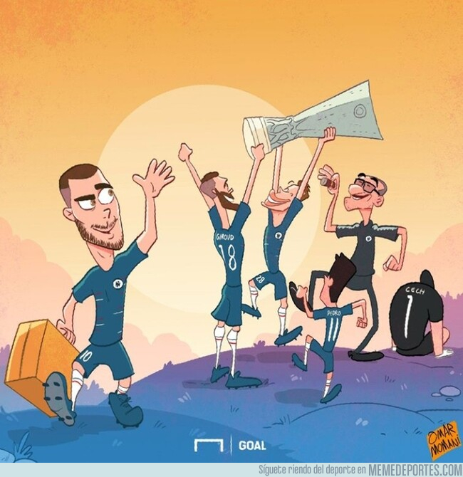 1076616 - Hazard dejó un título europeo antes de irse, por @goalglobal