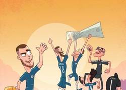 Enlace a Hazard dejó un título europeo antes de irse, por @goalglobal